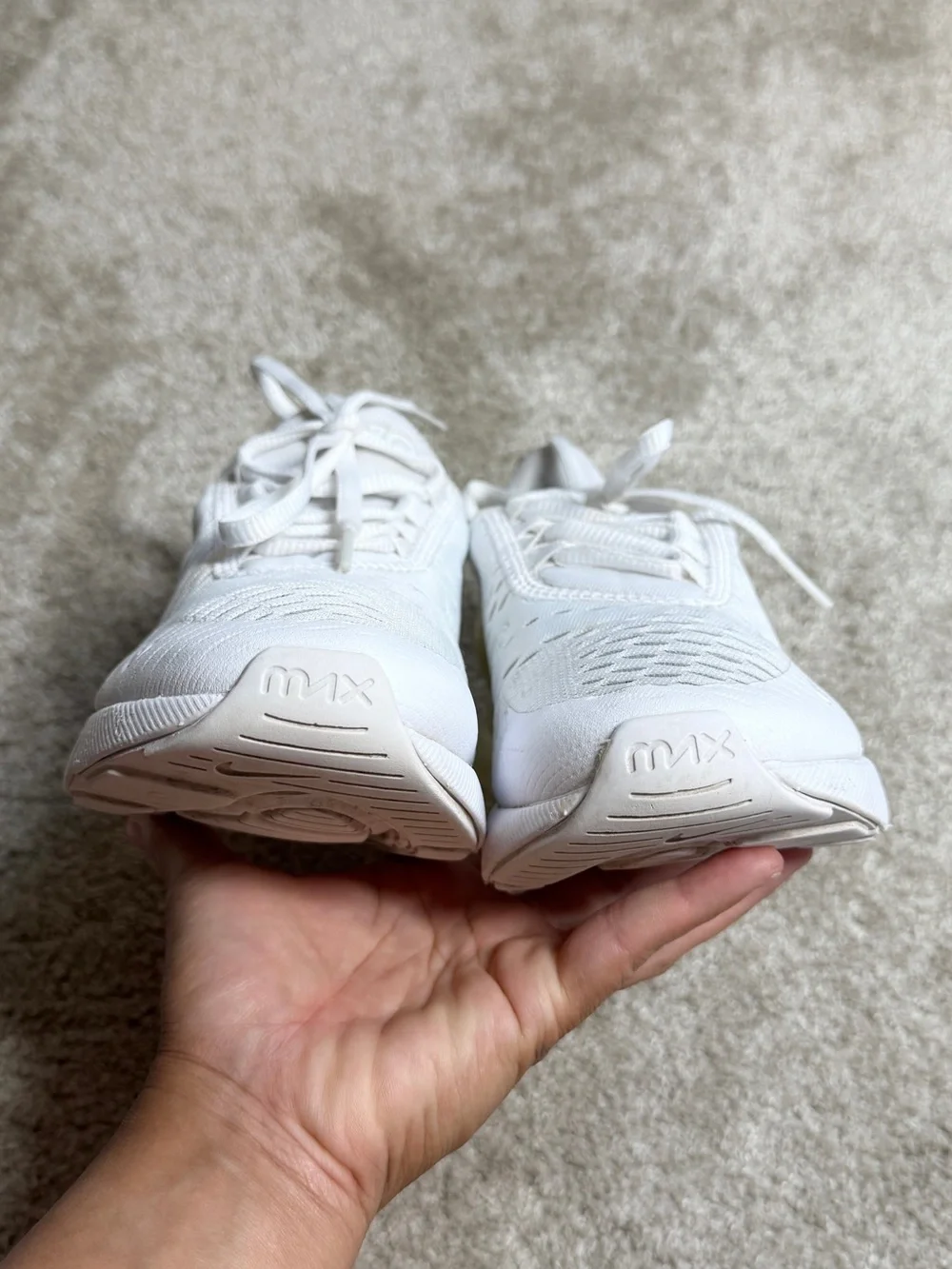 Nike Kids Youth Air Max 270 Trainers Sneaker Shoes in White 4Y